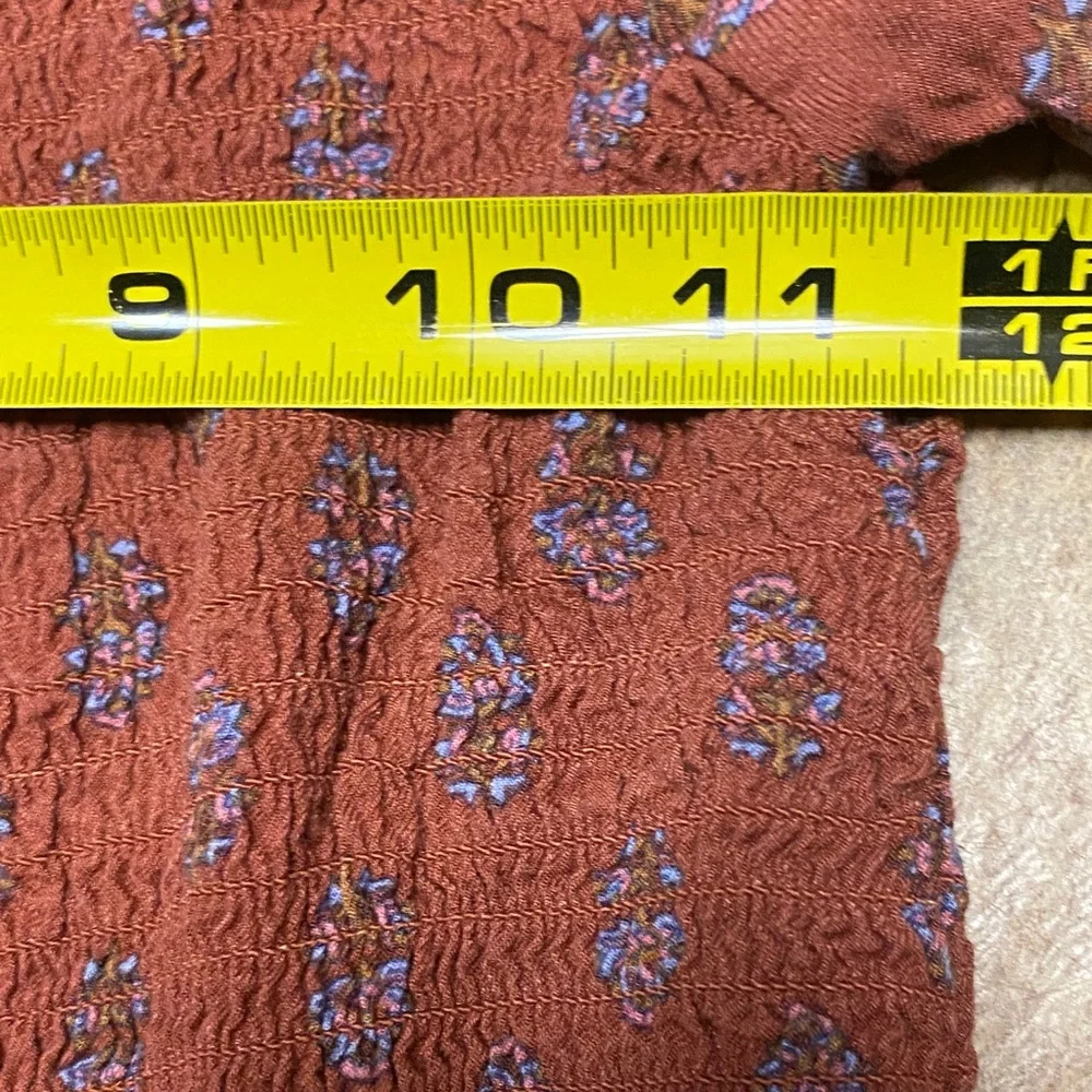 OshKosh B'gosh Terracotta Smocked Jumper 12/12A Academia Summer Fall